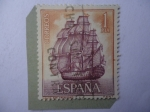 Stamps Spain -  Ed:Es 1605 - Navío Santísima Trinidad