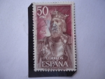 Stamps Spain -  Ed:Es 2073 - Fernán González (910-969) Conde de Castilla.