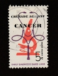 Stamps United States -  Cruzada contra el cáncer