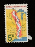 Sellos de America - Estados Unidos -  La carrera del gran río
