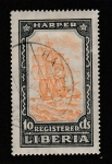 Stamps Liberia -  Puerto de Harper