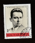 Stamps Hungary -  Centenario del nacimiento de Zolten Schönherz, comatiente y martir