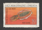 Stamps Vietnam -  Sepia