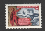 Stamps Russia -  50 Aniv. de la Revolución de Octubre