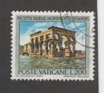 Sellos de Europa - Vaticano -  Ruinas nubias