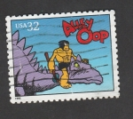 Stamps United States -  Subido en un dinosaurio
