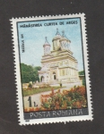 Stamps Romania -  monasterio de Curtea de Ares