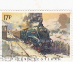 Stamps United Kingdom -  1168 - Tren Flying Scotsman