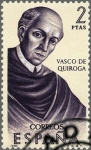 Stamps Spain -  1998 - Forjadores de América - Méjico - Vasco de Quiroga (1470-1555)