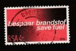 Stamps South Africa -  Ahorre combustible