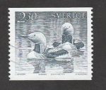 Stamps Sweden -  Patos en el lago