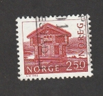 Stamps Norway -  Cabaña típica