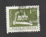 Stamps Romania -  Recinto amurallado de Tirgu Mures