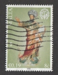 Stamps Malta -  Escultura de santo