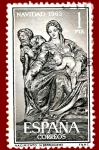 Stamps Spain -  Edifil 1535 Navidad 1963 1