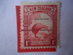 Sellos de Oceania - Nueva Zelanda -  Kiwi Marrón (Apteryx australls) Postage Revenue