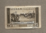 Sellos de Europa - Rumania -  Principe Carlos I en Calatorie