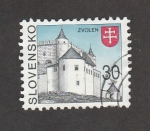 Sellos del Mundo : Europa : Eslovaquia : Castillo de Zvolen