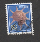 Sellos de Asia - Japn -  Caracola