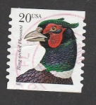 Stamps United States -  Faisán de cuello anillado rojo