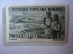 Stamps Romania -  Granjeros- Campesinos Rumanos - Serie:Día del Trabajador- 1 de Mayo de 1948.