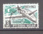 Sellos de Europa - Blgica -  40 aniversario de sabena Y1259