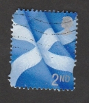 Stamps United Kingdom -  lazo azul