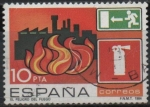 Sellos de Europa - Espaa -  Prevencion d´accidentes laborales 