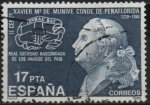 Stamps Spain -  II centenario d´l´muerte d´Xavier Maria d´Munive, Conde d´Peñaflorida
