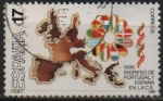 Stamps Spain -  Ingreso d´Portugal y España en la Comunidad Europea 