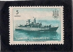 Stamps Turkey -  Barco