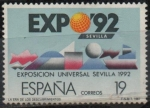 Stamps Spain -  Exposicion Universal d´Sevilla