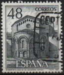 Stamps Spain -  Monasterio d´San Joan d´l´Abadesses Gerona