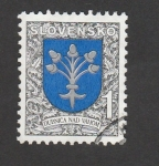 Stamps Slovakia -  Escudo de la ciudad Dubnica