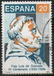 Stamps Spain -  IV centenario d´l´muerte d´Fry Luis d´Granada