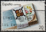 Stamps Spain -  XXV aniversario d´l´federacion Española d´sosiedades filatelicas FESOFI.
