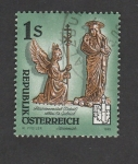 Stamps Austria -  esculturas religiosas