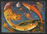 Stamps United Kingdom -  1449 - El hombre an la Luna