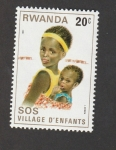 Sellos de Africa - Rwanda -  SOS Ciudad para los niños