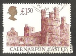 Stamps United Kingdom -  1616 - Castillo Caernarfon
