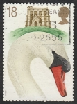 Sellos de Europa - Reino Unido -  1645 - Cabeza de un cisne adulto