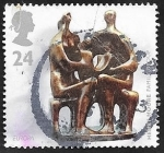 Stamps United Kingdom -  1674 - Escultura de Henry Moore