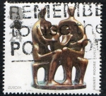 Stamps United Kingdom -  1674 - Escultura de Henry Moore