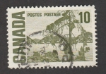 Stamps Canada -  Montaña y árboles