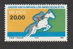 Stamps Mexico -  Juegos Olimpicos Los Angeles