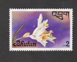 Stamps Bhutan -  Cigüeña