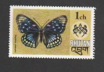 Stamps Bhutan -  Mariposa Sephisa chandra