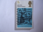 Stamps United Kingdom -  1812/1870 Charles Dickens- Copperfield- David Copperfield and Betsy Trotwood. 