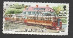 Stamps Europe - Isle of Man -  Tren eléctrico