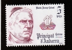 Stamps Andorra -  Obispo Josep Caixal